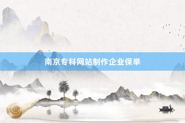 南京专科网站制作企业保举